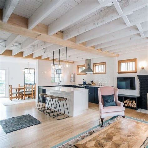 Top, cabinetry and farm sink, bathroom with toilet, shower and sink, rustic lighting, tongue and groove paneling on ceiling and. Top 50 Best Rustic Ceiling Ideas - Vintage Interior Designs