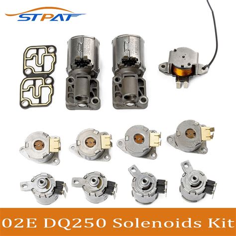 Stpat Dq250 02e Dsg 6 Speed Transmission Valve Body Solenoids
