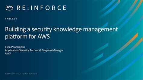 Building A Security Knowledge Management Platform For Aws Fnd224