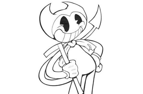 Coloring is a fun activity for children. Bendy And The Ink Machine Coloring Pages Boris