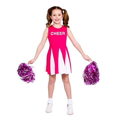 Buy Wicked Costumes Girls Cheerleader Fancy Dress Hot Pink Online At Desertcartsouth Africa