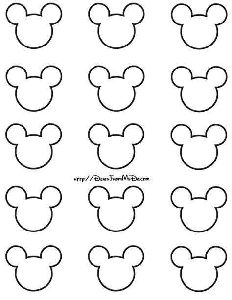 Mickey Mouse Template Printable Printable Templates