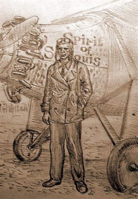 Charles Lindbergh Charles Lindbergh Male Sketch Drawings