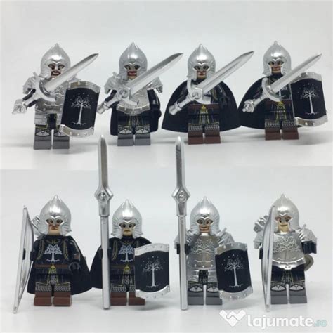 Set 8 Minifigurine Tip Lego Lord Of The Rings Gondor Soldier 80 Lei