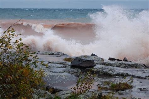 Storms Batter Lake Superiors North Shore Minnesota Public Radio News