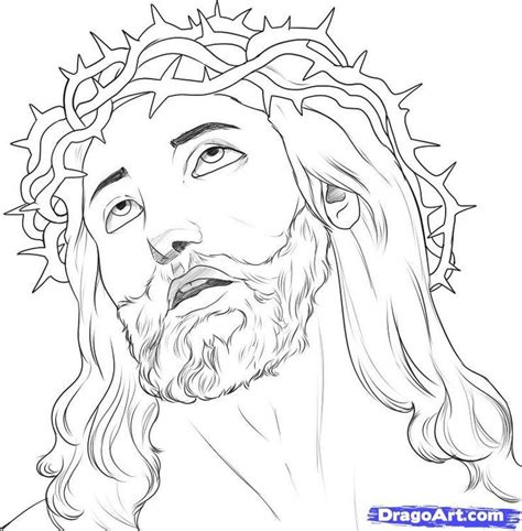 Rostro Imagenes De Cristo Para Dibujar