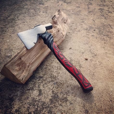 Finished This Custom Throwing Axe Handle For A Buddy Of Mine Came Out