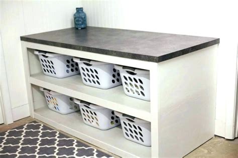 Laundry Room Storage And Folding Table Laundry Room Ideas