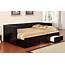 Wolford Black Full Size Storage Daybed From Furniture Of America 