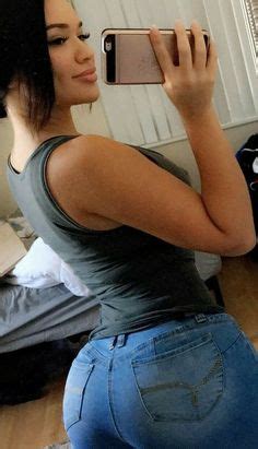 Big Butt In Jeans Selfie