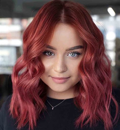 Stunning Styles How To Rock Medium Red Hair With Bangs And Make Heads