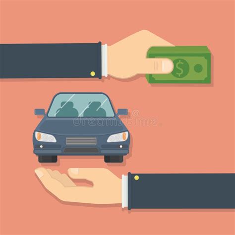 Buying Car Concept Stock Vector Illustration Of Money 82754868