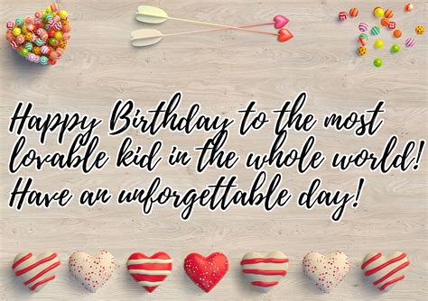 Happy Birthday Wishes For Kids Facts About All