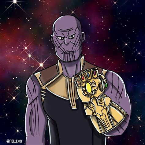Thanos Fan Art By Fiqllency On Deviantart