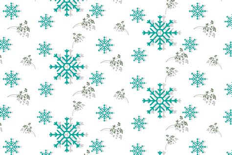 Christmas Crystal Snow Pattern Graphic By Stembastudio · Creative Fabrica