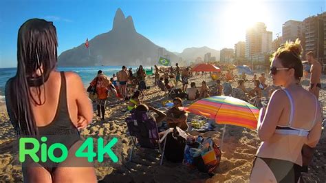 rio de janeiro brazil — ipanema beach walking tour in rio narrated city walks【4k】☀️🇧🇷 youtube