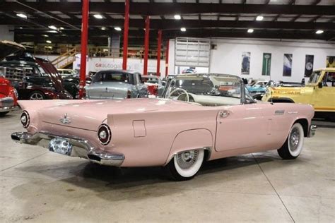 1957 Ford Thunderbird 8064 Miles Pink Convertible 312 V8 Automatic
