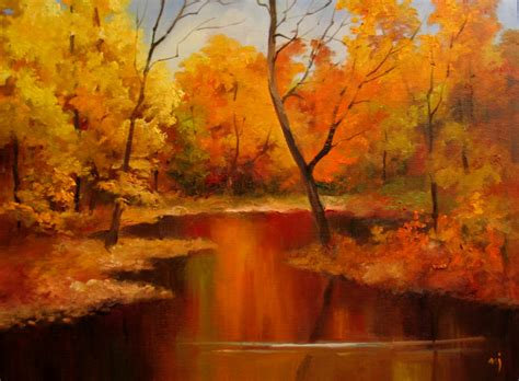 Nels Everyday Painting Autumn Landscape Demo Sold