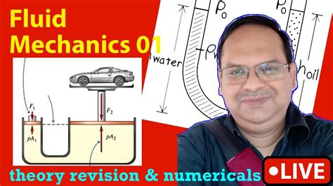 Fluid Mechanics 01 Theory Revision Through Numericals Neet Jee 11th