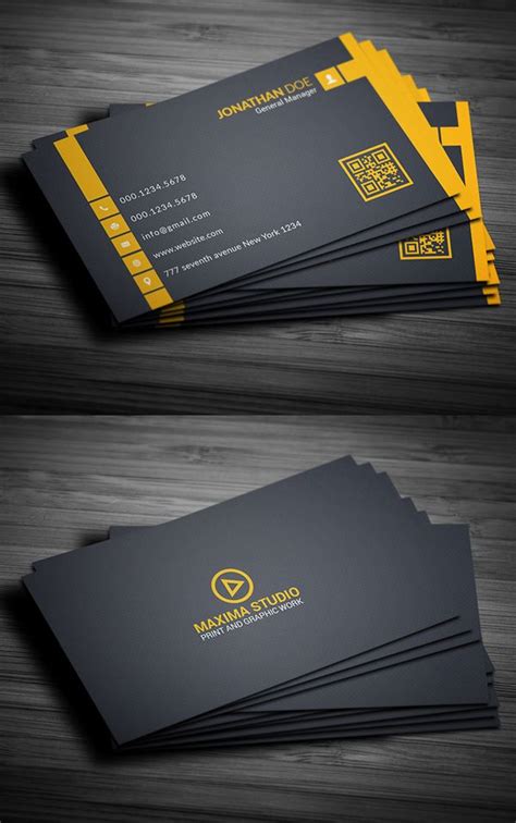 26 Modern Free Business Card Templates Psd Print Ready Design Cool