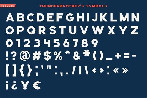 Thunderbrother Bold Sans Serif Font 155253 Logo Font Bundles