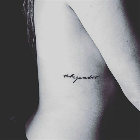 Alejandra Tatuajes De Nombres Cursiva En Tatuaje Tipos De Letras