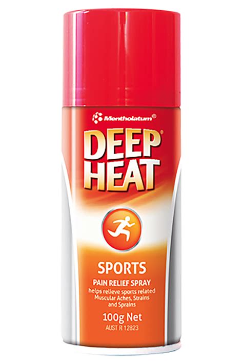 Mentholatum Deep Heat Sports Spray 100g Coles Pharmacy