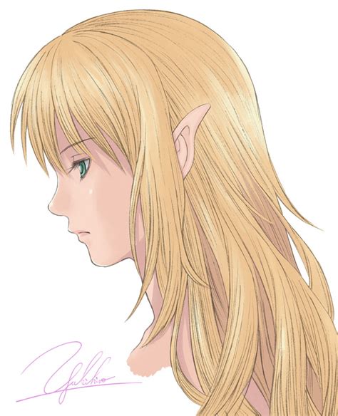 Yukihiro Original Blonde Hair Green Eyes Long Hair Pointy Ears