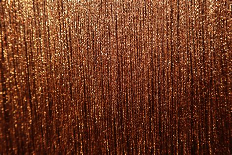 Stretch Tactel Fringe 30cm Copper Metallic - Showtime Fabrics