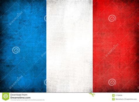 Grunge Flag Of France Stock Photo Image Of Details France 17756056