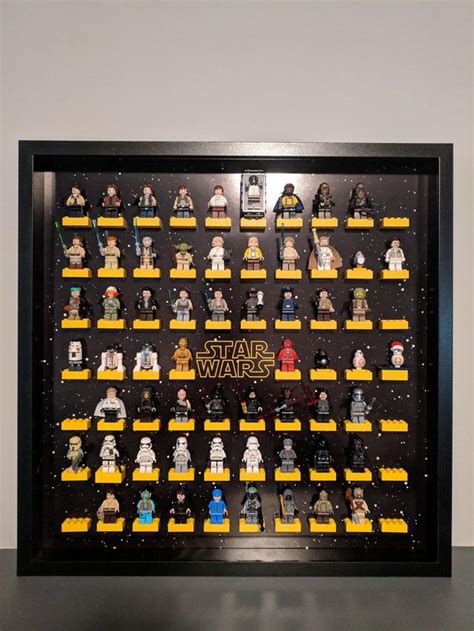 Star Wars Minifigure Display Frame Lego Lego Star Wars Sets Lego