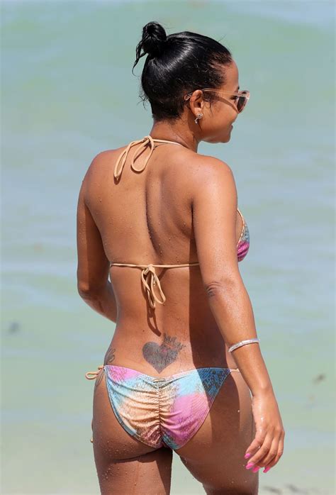 Christina Milian In Bikini At A Beach In Miami 05152015 Hawtcelebs
