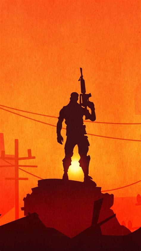 Fortnite Silhouette Video Game Soldier 720x1280 Wallpaper Indian