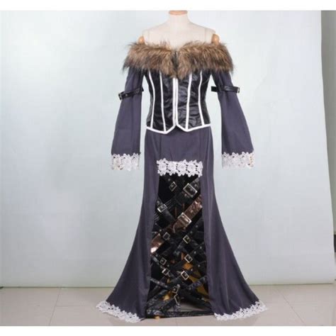 Final Fantasy X Lulu Deluxe Cosplay Costume Cosplay Costumes Halloween Outfits Clothes