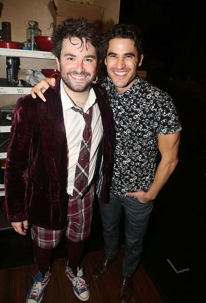 Darren Criss Poses Backstage At The Hit Musical Based On The Film School Of Rock Darren Criss