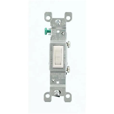 Leviton 15 Amp Coalr Ac Quiet Toggle Switch White R52 02651 02w The