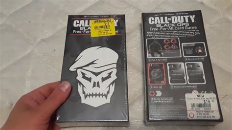 Call Of Duty Black Ops Free For All Card Game Review Released 2018