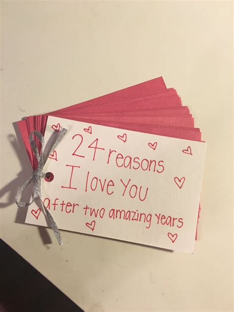 There can be nothing romantic than a handmade item. Two year anniversary gift for boyfriend ️ | Second year ...