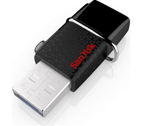 Sandisk Ultra Usb 20 And Micro Usb Dual Memory Stick 16 Gb Black Fast