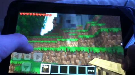 Minecraft Gameplay On Kindle Fire Youtube