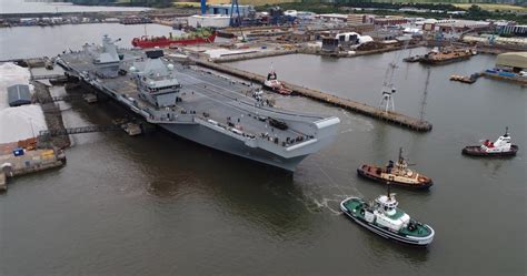 Uks Largest Ever Warship Hms Queen Elizabeth Sets Sail For The First