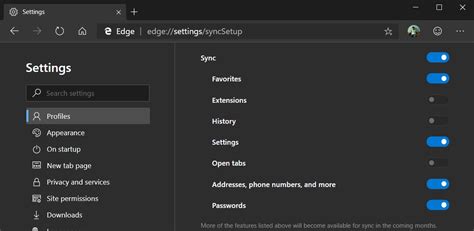 Microsoft Tests New Sync Features For Edge Canary On Windows Hot Sex Picture