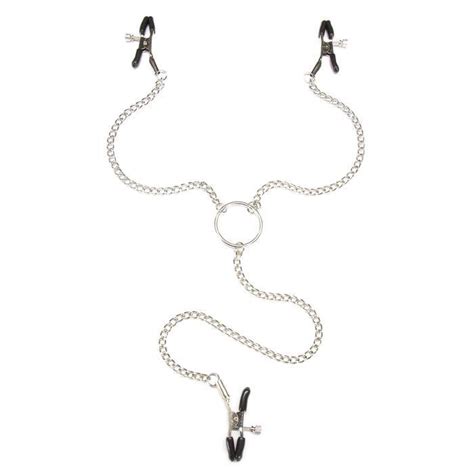Bondage Boutique Adjustable Nipple Clamps And Clit Clam