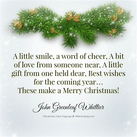 A Very Merry List Of Christmas Card Sayings