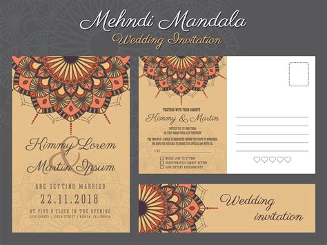 Designs actual wedding cards, couple personal cards, save the date cards online. Classic vintage wedding invitation card design with ...