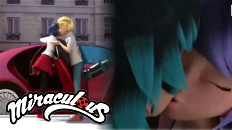 Miraculous 🐞 Season 2 🐞 Adrigami And Lukanette Kiss Scene Youtube