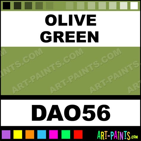 Olive Green Americana Acrylic Paints Dao56 Olive Green Paint Olive