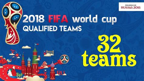 Fifa World Cup 2018 Qualified Teams 32 Youtube