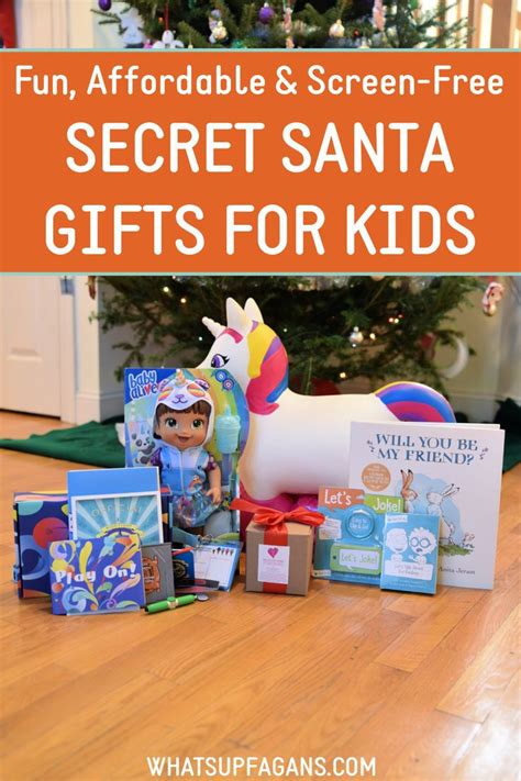 6 Fun And Affordable Secret Santa Ts For Kids Secret Santa Ts