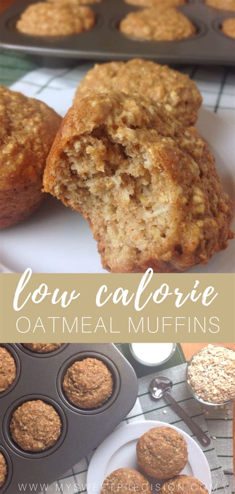 Maybe you would like to learn more about one of these? Oatmeal Applesauce Muffins | My Sweet Precision | Recipe | No calorie foods, Low calorie muffins ...